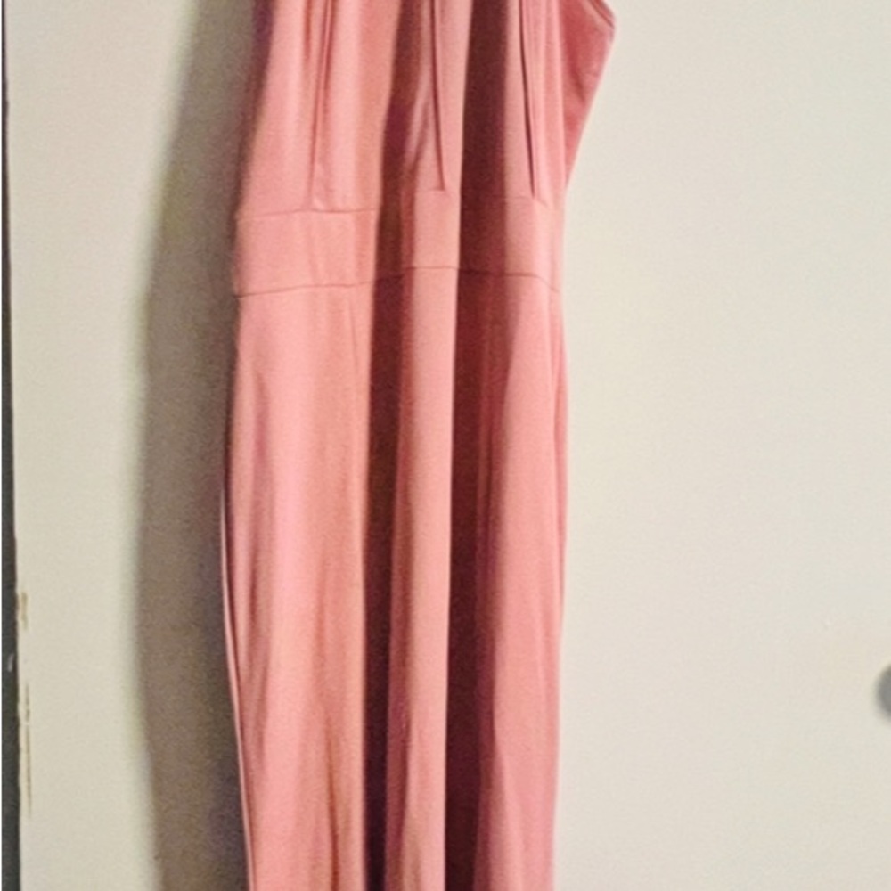 Sleeveless Mauve Pink Maxi Dress